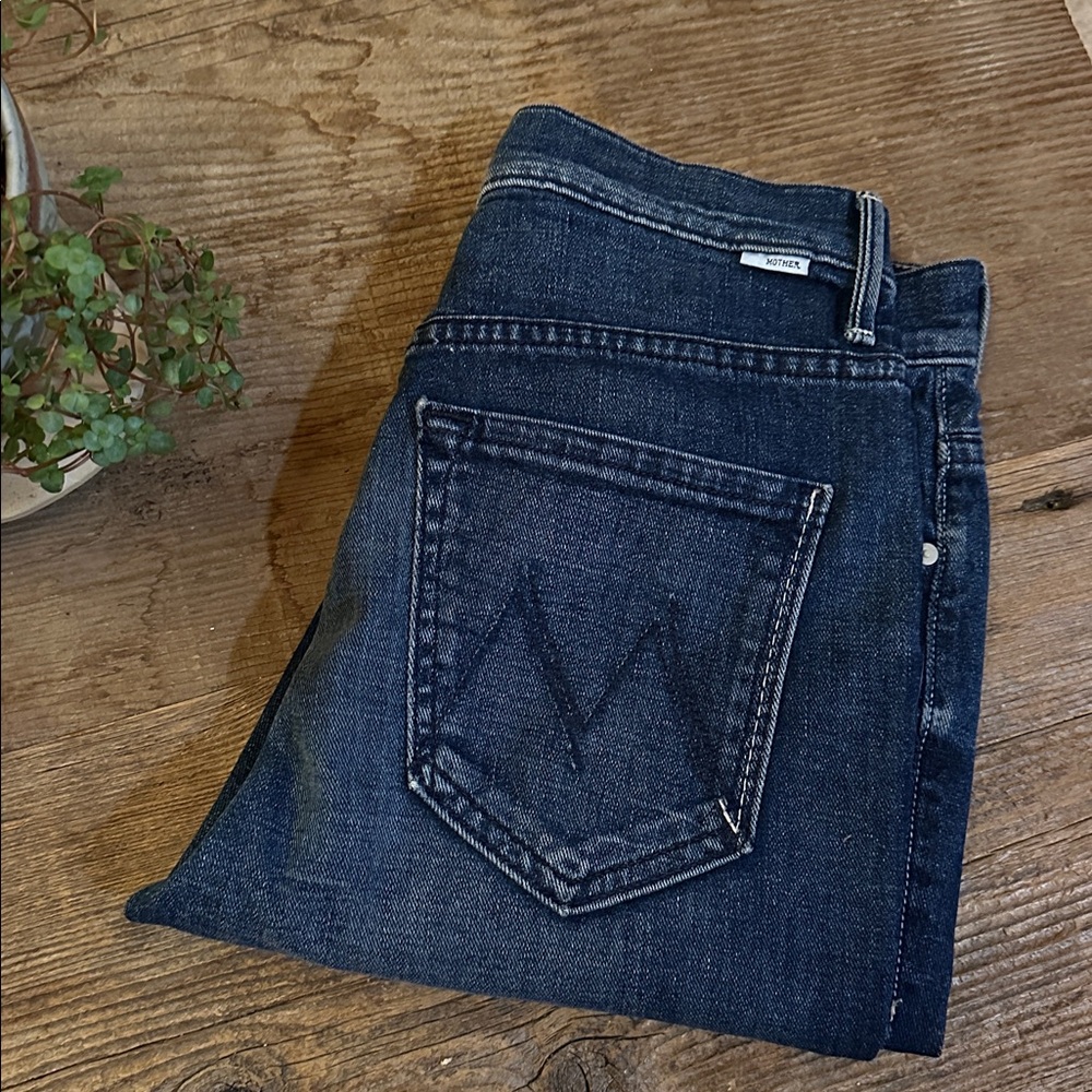 MOTHER Women's Button fly Skinny Jeans